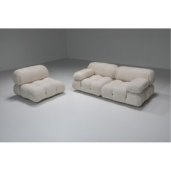 Image 1 of Vintage Camaleonda sofa in boucle wool by Mario Bellini, 1972