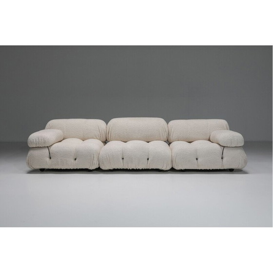 Image 1 of Vintage Camaleonda sofa in boucle wool by Mario Bellini, 1972