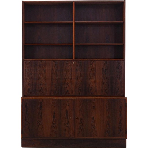 Rosewood bookcase, Danish design, 1970s, designer: Carlo Jensen, production: Hundevad