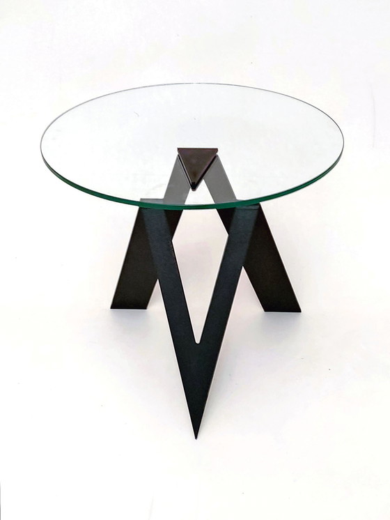 Image 1 of Side Table Post Modern Design