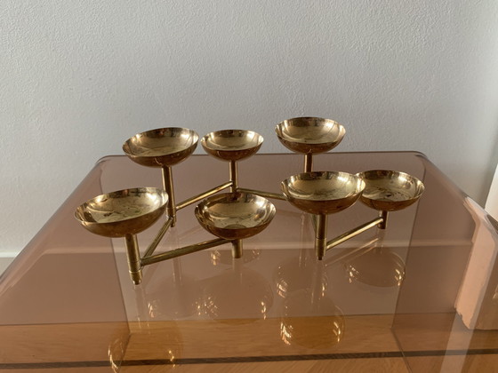 Image 1 of Set Of 7 Tea Light Holders, Brass, 1960s