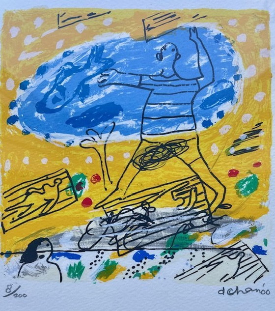 Image 1 of Dominique Chan - 'Untitled' (2000) Screen print