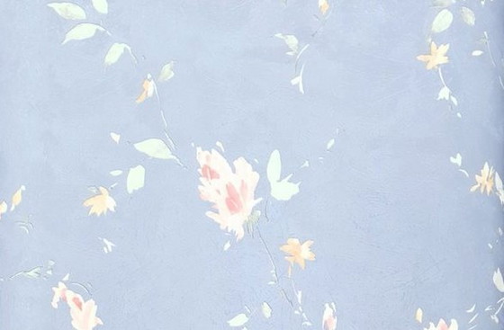 Image 1 of 12681 Vintage 90s Floral Wallpaper