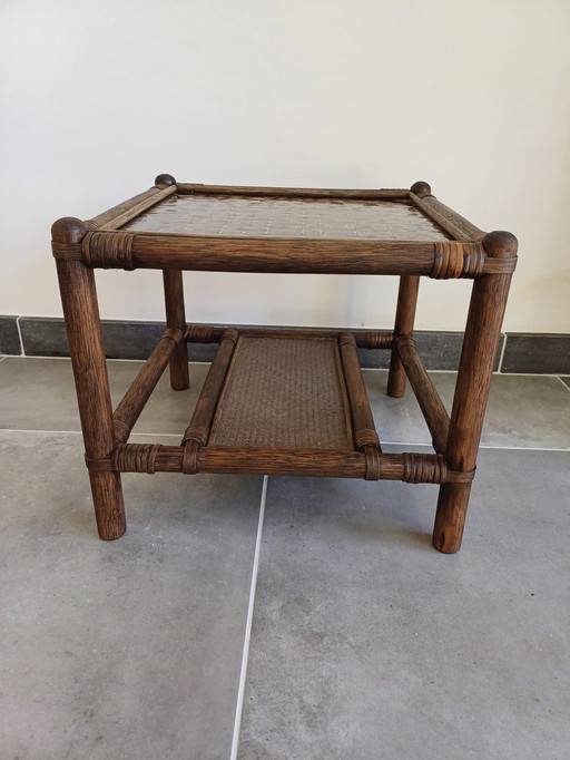 Rattan Side Table