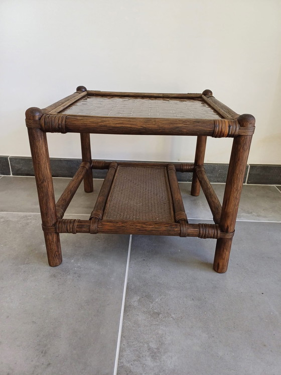 Image 1 of Rattan Side Table