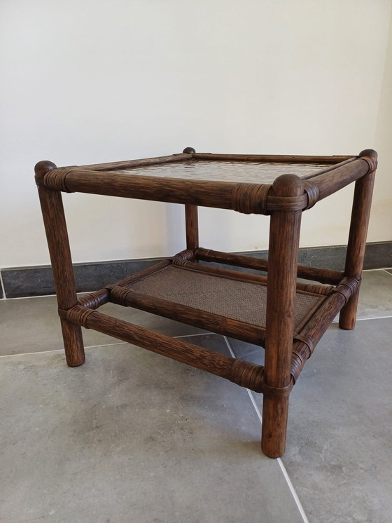 Image 1 of Rattan Side Table