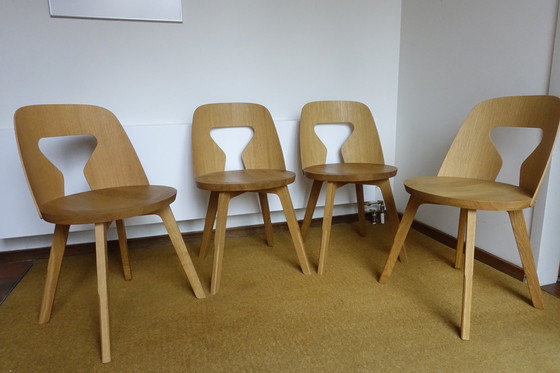 Image 1 of 4 Oak Chairs, Design Alfredo Häberli For Quodes. Evt. More Available