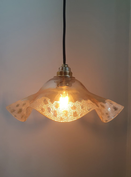 Image 1 of Lampe suspendue ballerine en verre