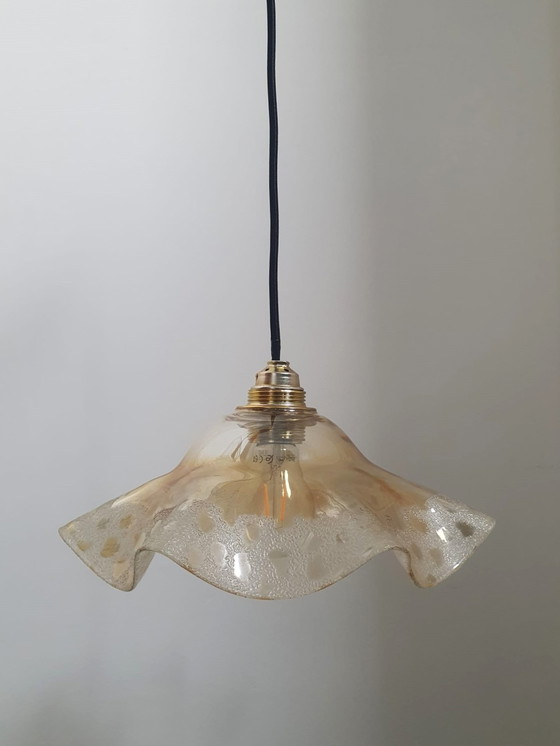 Image 1 of Lampe suspendue ballerine en verre