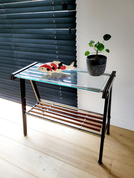 Image 1 of Tavolino o portavasi vintage, probabilmente Zuenelli, anni '60