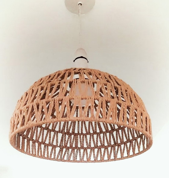 Image 1 of Modern Handmade Knitted Lampshade