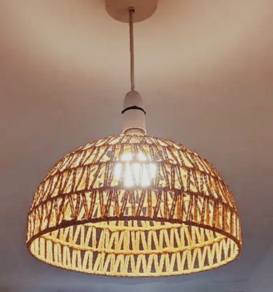 Image 1 of Modern Handmade Knitted Lampshade