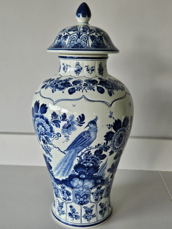 Image 1 of Le vase antique Paon de Delft