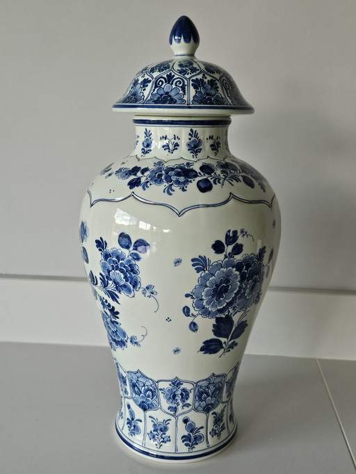 Le vase antique Paon de Delft