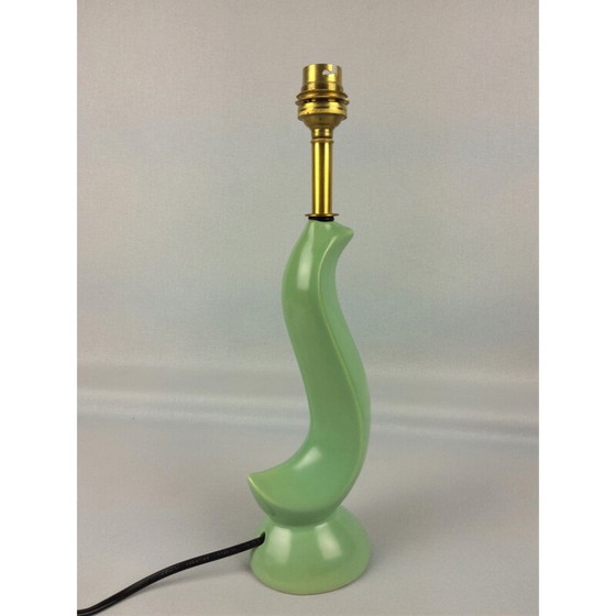 Image 1 of Lampada vintage in ceramica a forma di uccello zoomorfo, 1950