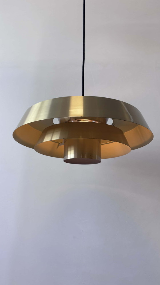 Image 1 of Vintage Brass Pendant Lamp Fog & Morup