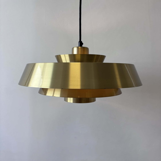 Image 1 of Vintage Brass Pendant Lamp Fog & Morup