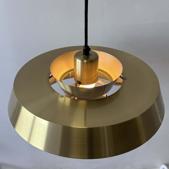 Image 1 of Vintage Brass Pendant Lamp Fog & Morup