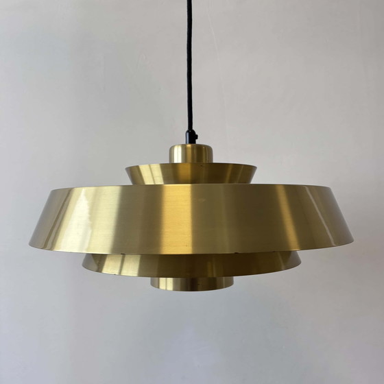 Image 1 of Vintage Brass Pendant Lamp Fog & Morup