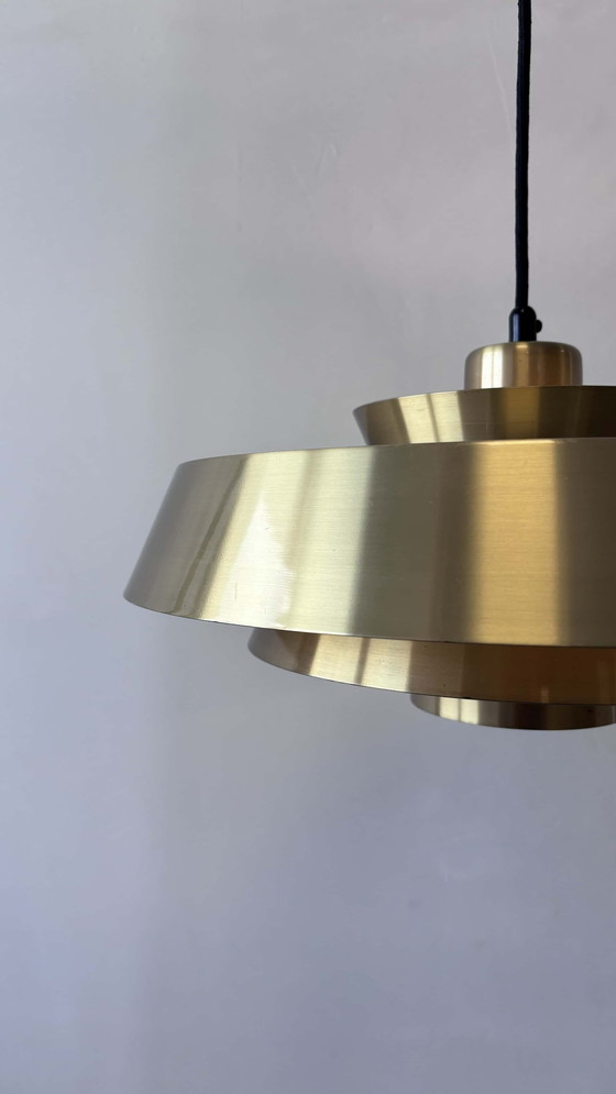 Image 1 of Vintage Brass Pendant Lamp Fog & Morup