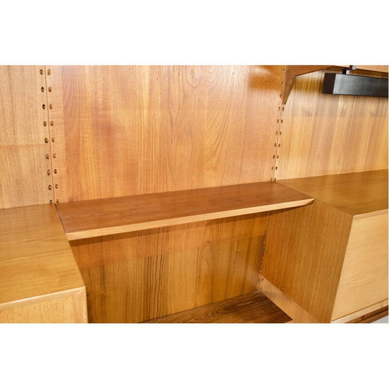 Image 1 of Modular vintage teak wall system by Poul Cadovius for Cado, 1959