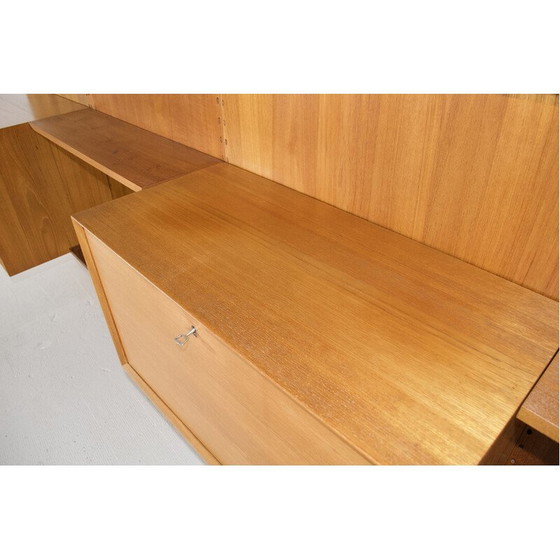 Image 1 of Modular vintage teak wall system by Poul Cadovius for Cado, 1959
