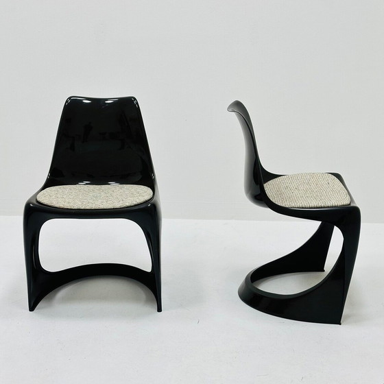 Image 1 of Denmark 1970S 4 X Space Age Dining Chair Designed By Steen Ostergaard For Paul Cadovious