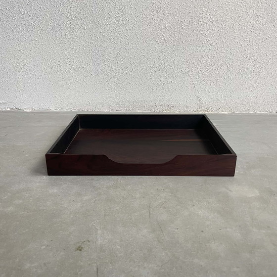 Image 1 of Bac de rangement vintage en bois de rose