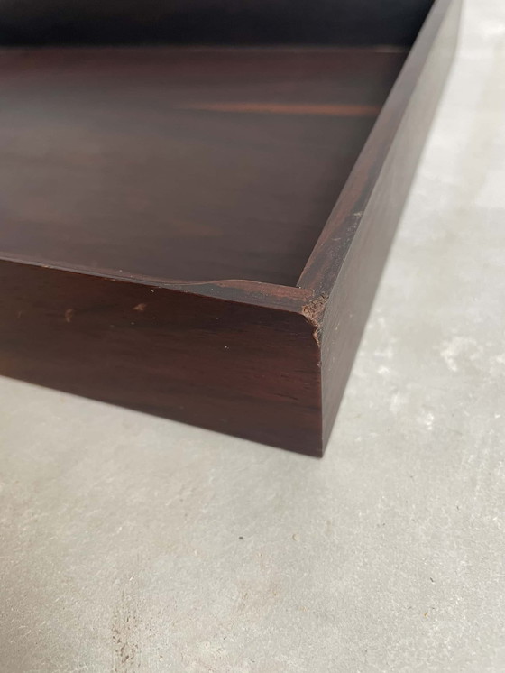 Image 1 of Bac de rangement vintage en bois de rose