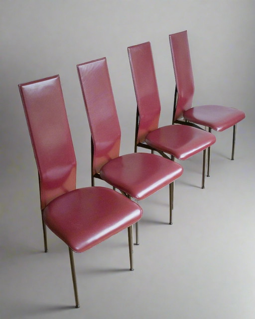 4x Fasem S44 dining chairs