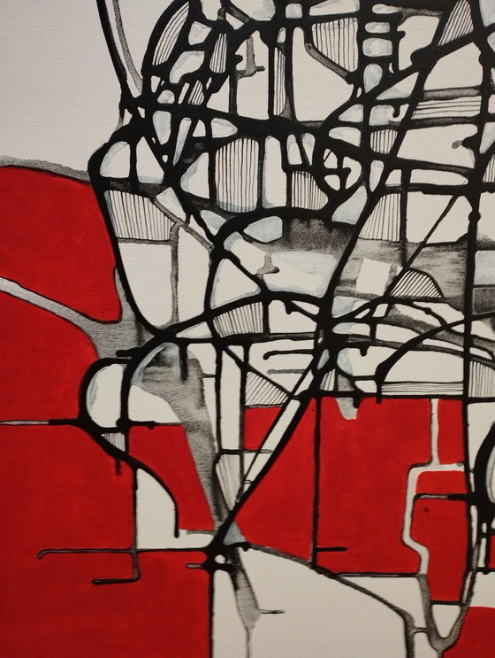 Image 1 of Painting - Die Beobachter - Natia Antadze - Xxl - Contemporary Art - 2023