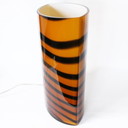 Lampada in vetro a strisce retrò