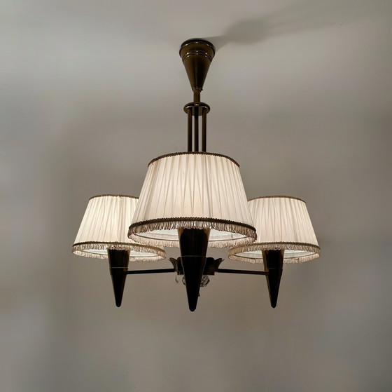 Image 1 of Large Art Deco chandelier