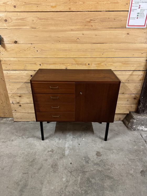 Image 1 of Chest of drawers Cabinet 1960Er Omnia By Hilker Scandinavian Furniture