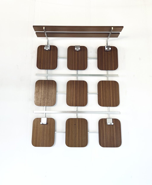 Vintage Xl Wall Coat Rack '70