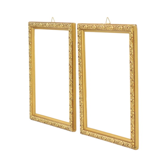 Image 1 of 2 Small Gold Baroque Frames