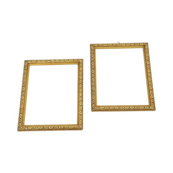 Image 1 of 2 Small Gold Baroque Frames