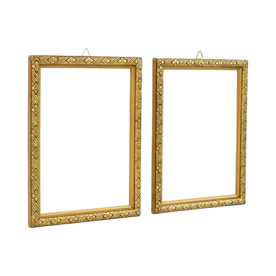 Image 1 of 2 Small Gold Baroque Frames