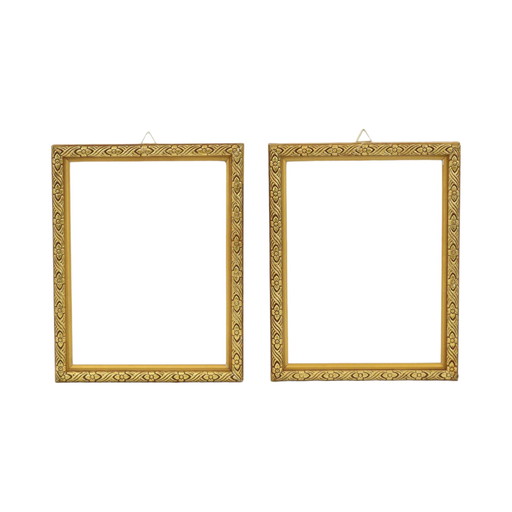 2 Small Gold Baroque Frames