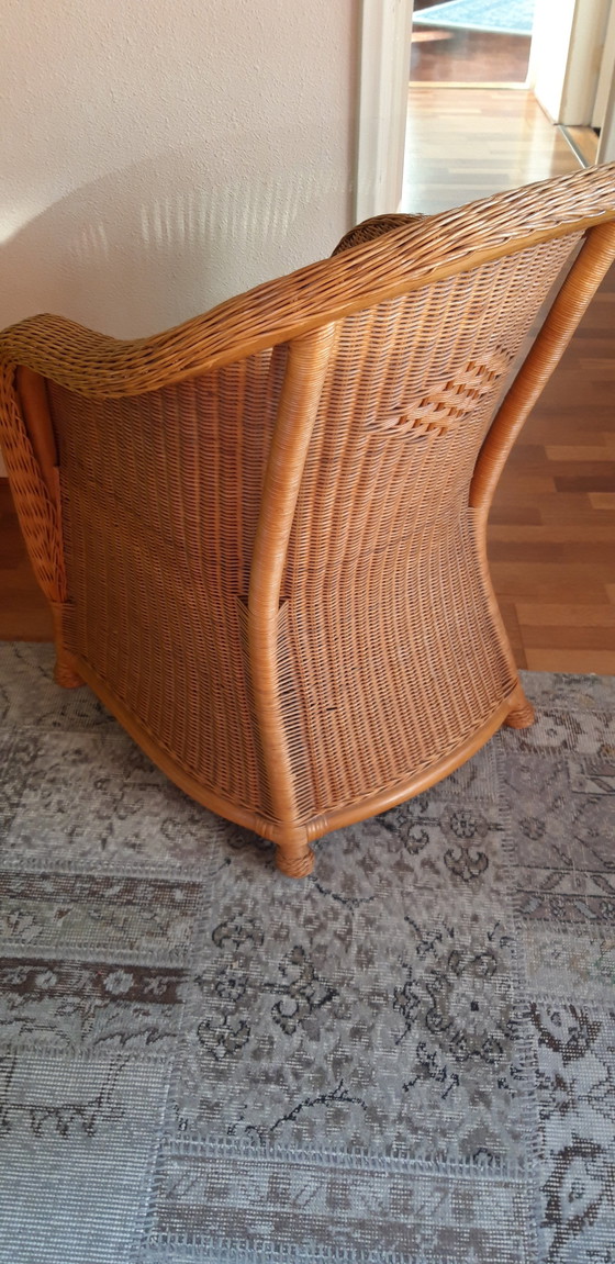 Image 1 of Rattan Bambou Armchair