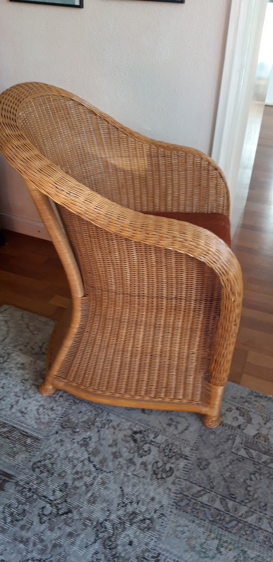 Image 1 of Rattan Bambou Armchair