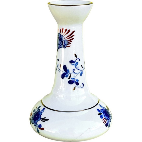Image 1 of Vintage cobalt porcelain candle holder for Wallendorfer Porzellan, Germany 1970