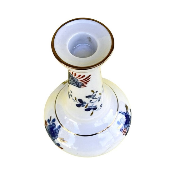 Image 1 of Vintage cobalt porcelain candle holder for Wallendorfer Porzellan, Germany 1970