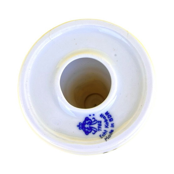 Image 1 of Vintage cobalt porcelain candle holder for Wallendorfer Porzellan, Germany 1970