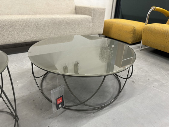 Image 1 of Rolf Benz 8770 Coffee Table Set Umbra Gray Glass