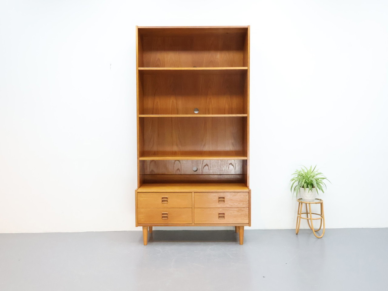 Vintage Wall Unit Bookcase