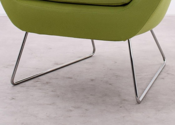 Image 1 of 2X Swedese Happy Easy Low Back Armchair Green