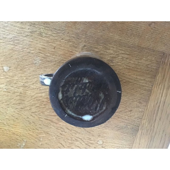 Image 1 of Vintage ceramic pitcher by Jacques Pouchain