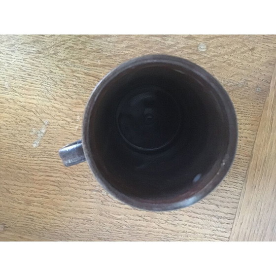 Image 1 of Vintage ceramic pitcher by Jacques Pouchain