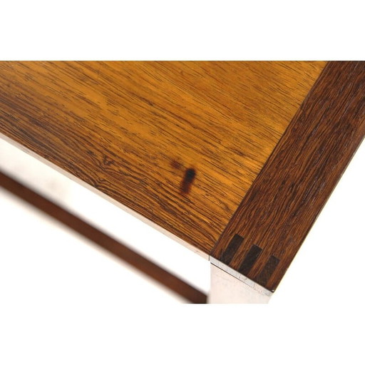 Vintage rosewood coffee table by Ole Gerlev Knudsen and Torben Lind for France and Søn, Denmark 1960